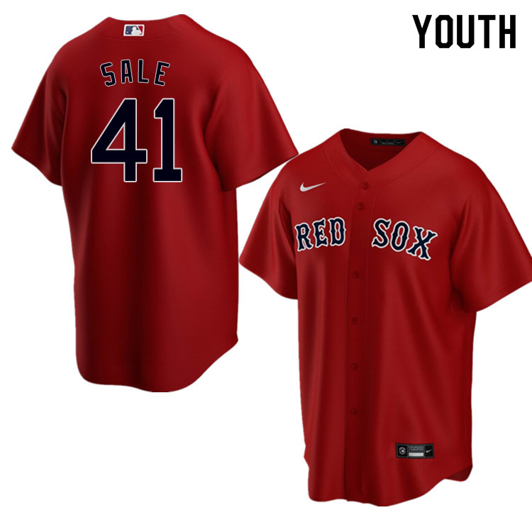 Nike Youth #41 Chris Sale Boston Red Sox Baseball Jerseys Sale-Red